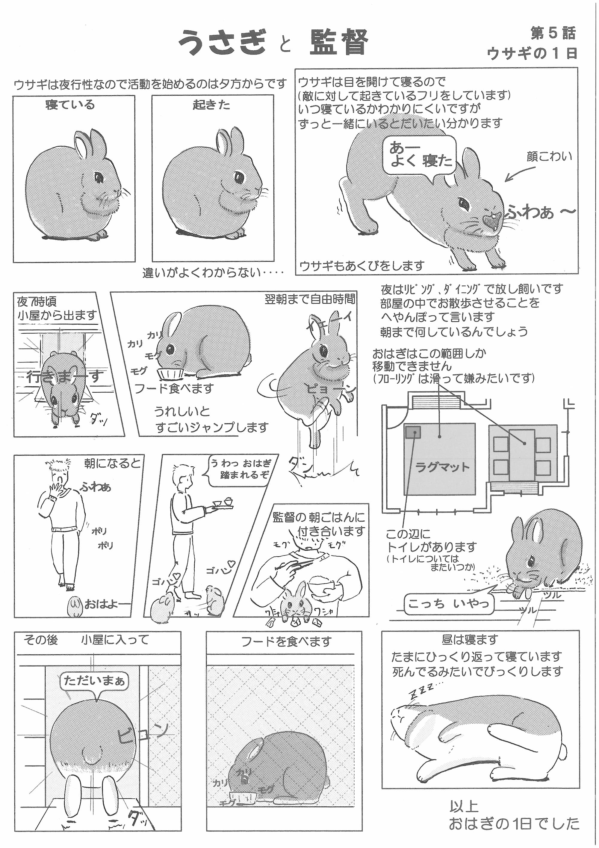 うさぎと建築の漫画 うさぎと監督 りゅげん作 静岡県富士市で高耐震なパッシブデザインの注文住宅を建てる工務店 建築工房わたなべ公式hp